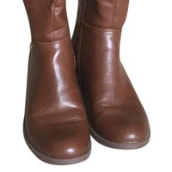 Tommy Hilfiger Brown Leather  Boots - Picture 2 of 3
